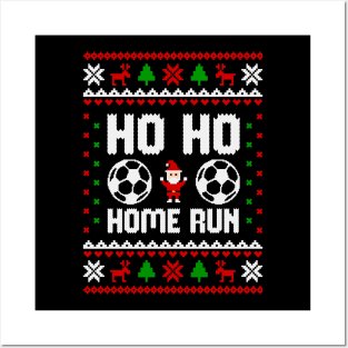 ho ho home run ugly sweater Posters and Art